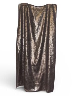 NWT Brunello Cucinelli Sequined Crepe Midi Skirt Size 8